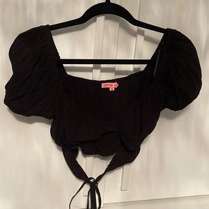 Verge Girl Wrap Crop Top